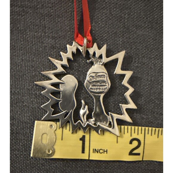 Hand & Hammer 2002 Dr Seuss Grinch Sterling Silver Christmas Ornament Rare! - Picture 9 of 14